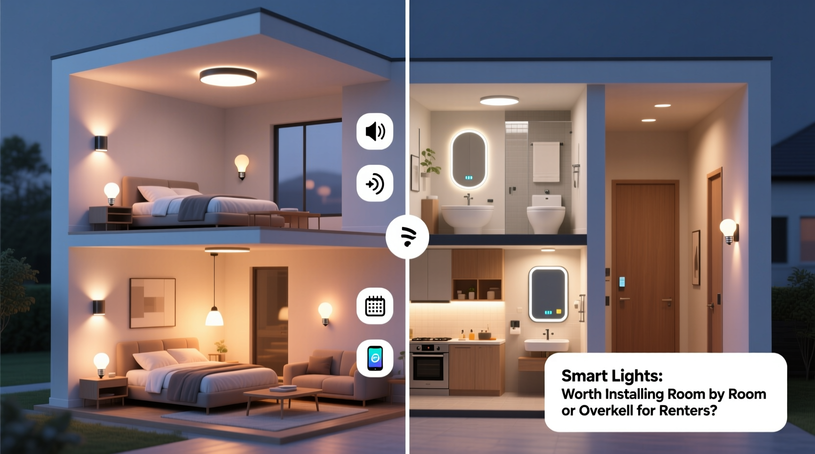 smart lights worth installing room by room or overkill for renters