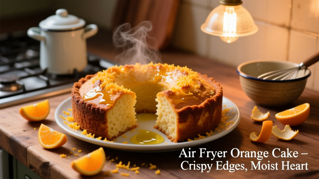 Air Fryer Orange Cake: Crispy-Edged, Moist & Oil-Light
