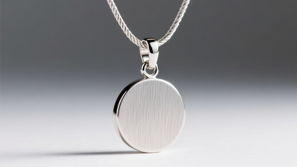 Macro photography of a brushed sterling silver Chai pendant on a delicate 18-inch cable chain, showcasing the soldered jump ring and lobster clasp.