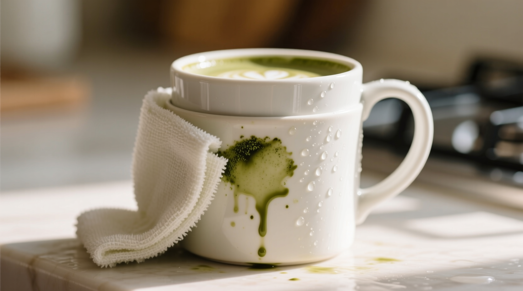 how to remove matcha latte stains without fading design