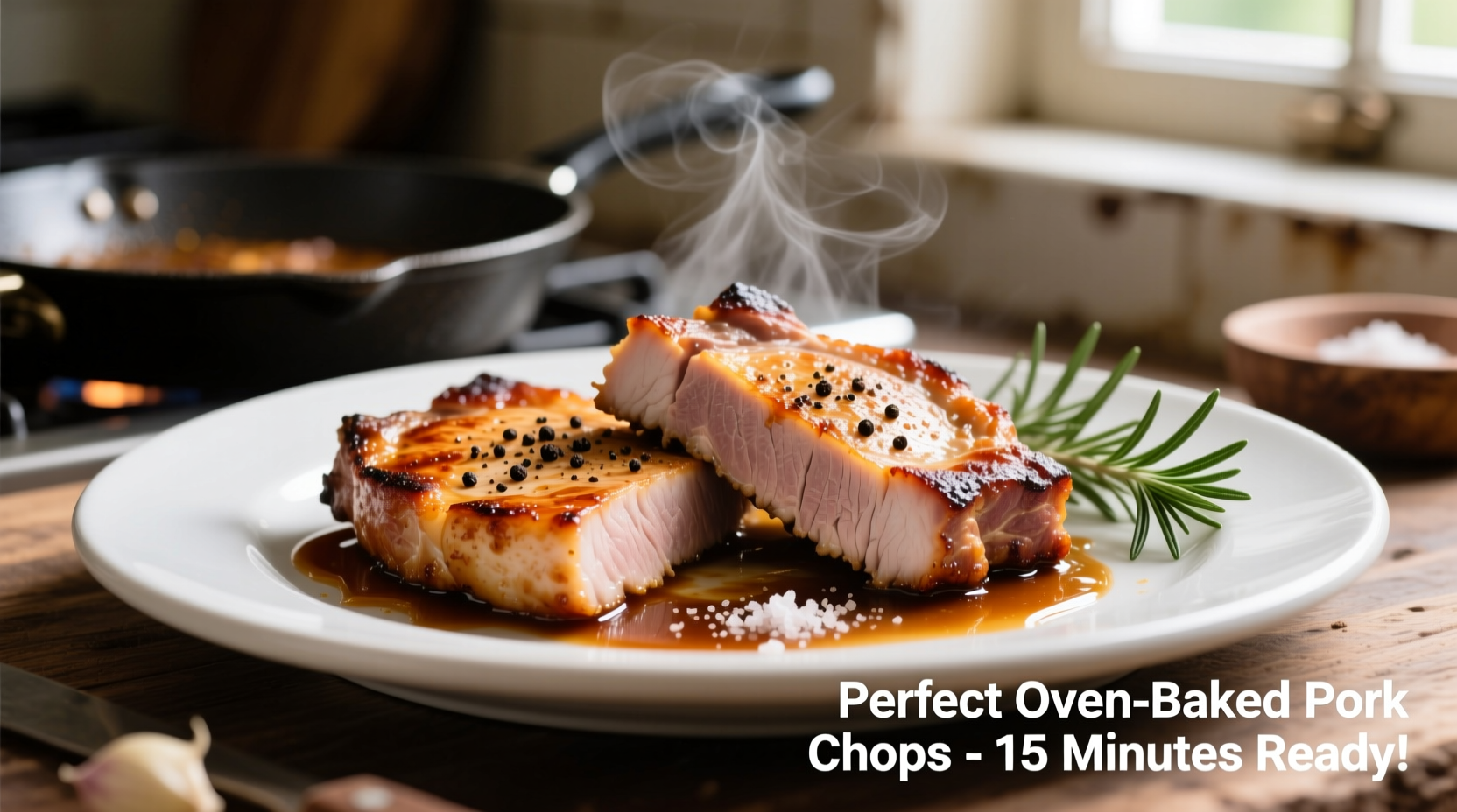 how to cook thin pork chops in the oven