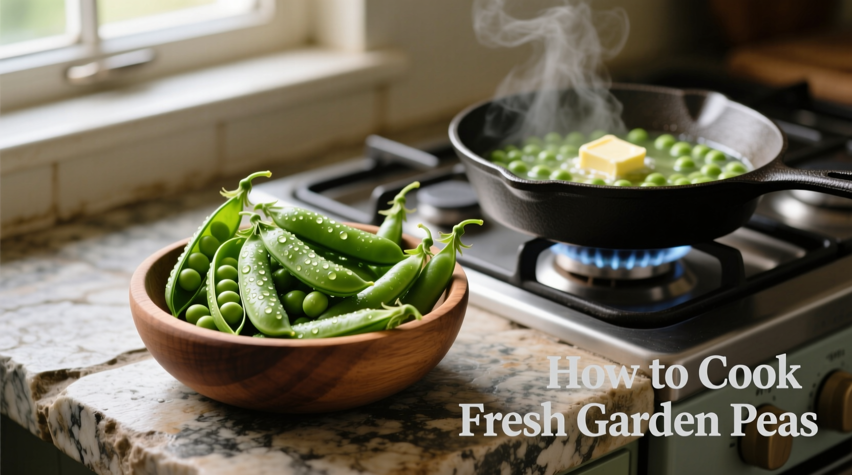 fresh garden peas how to cook