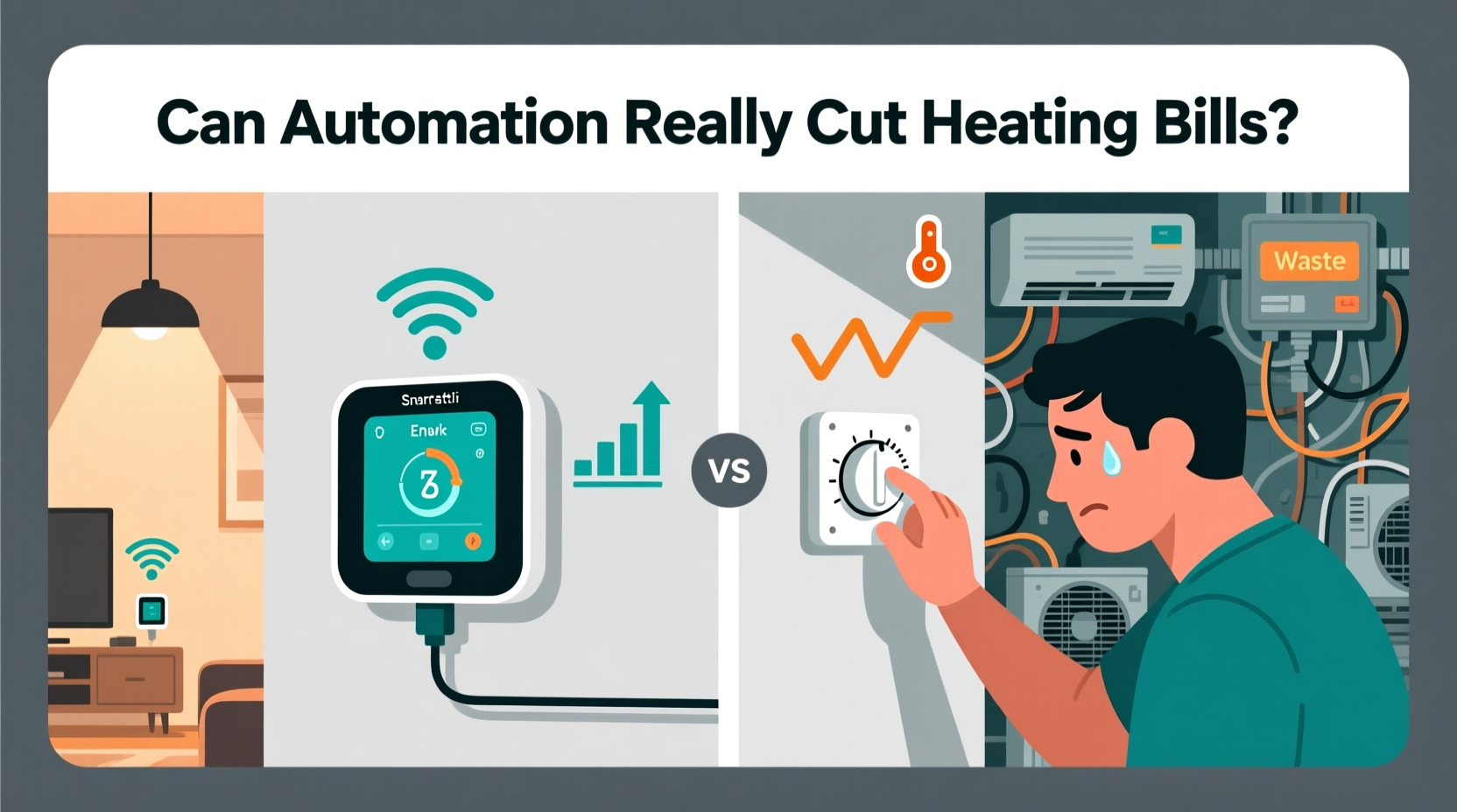 smart thermostat vs manual control can automation really cut heating bills