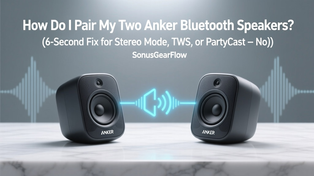 How to Pair Two Anker Bluetooth Speakers (2026)