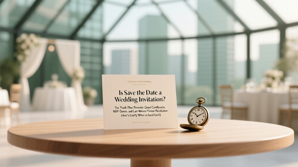 Save the Date vs Wedding Invitation: Key Differences