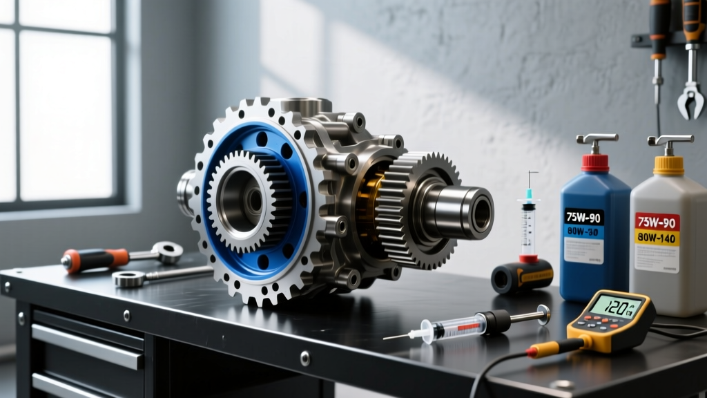 Rear Differential Coupling Upgrades and Fluid Guide