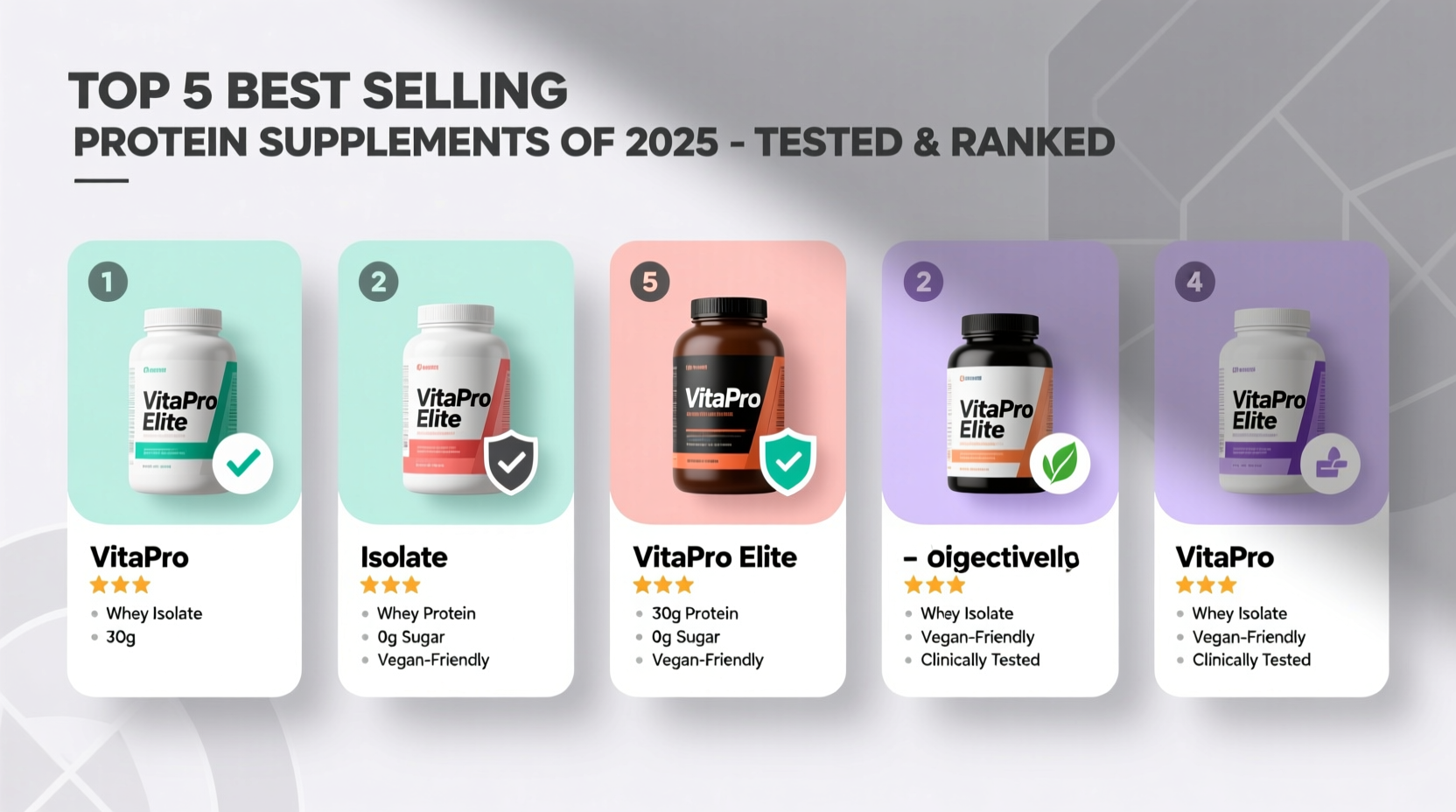 best selling protein supplements