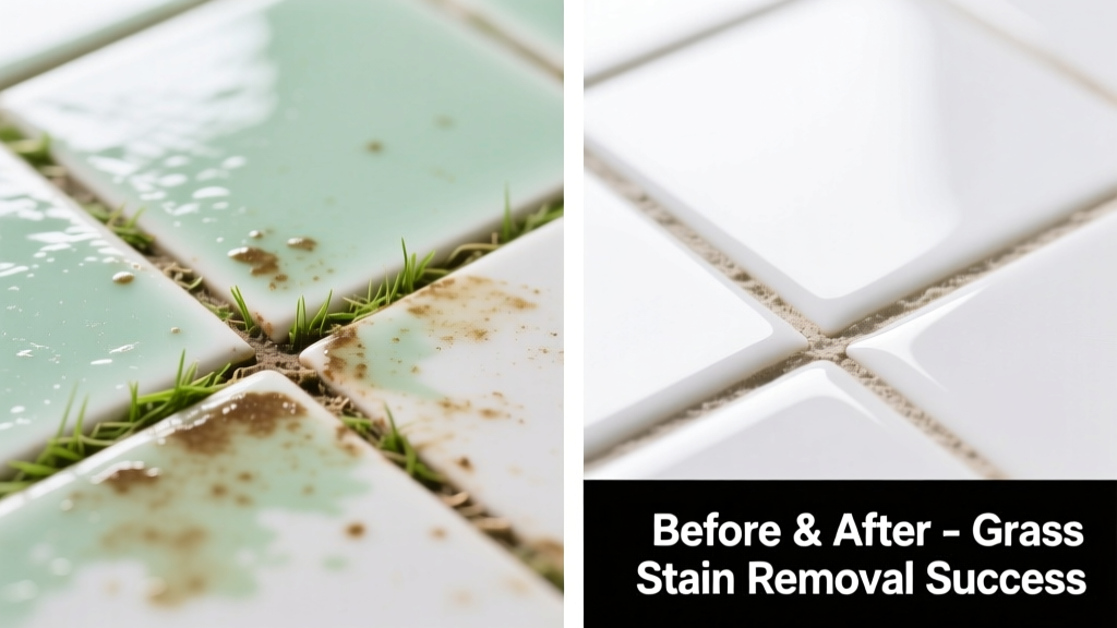 How to Remove Grass Stains from Ceramic Tile