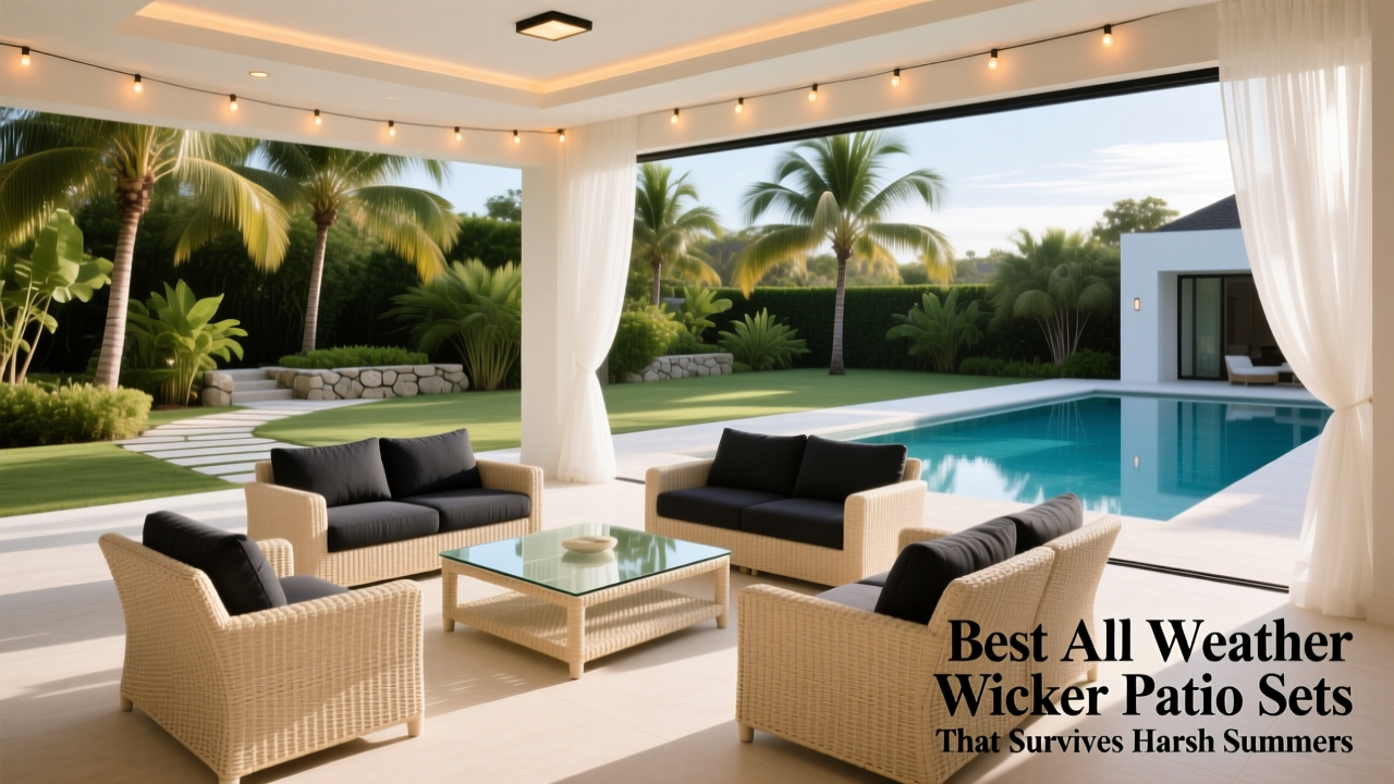All-Weather Wicker Patio Sets for Summers