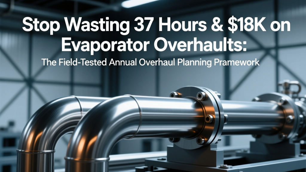 Evaporator Overhaul Framework: Cut Downtime 42%