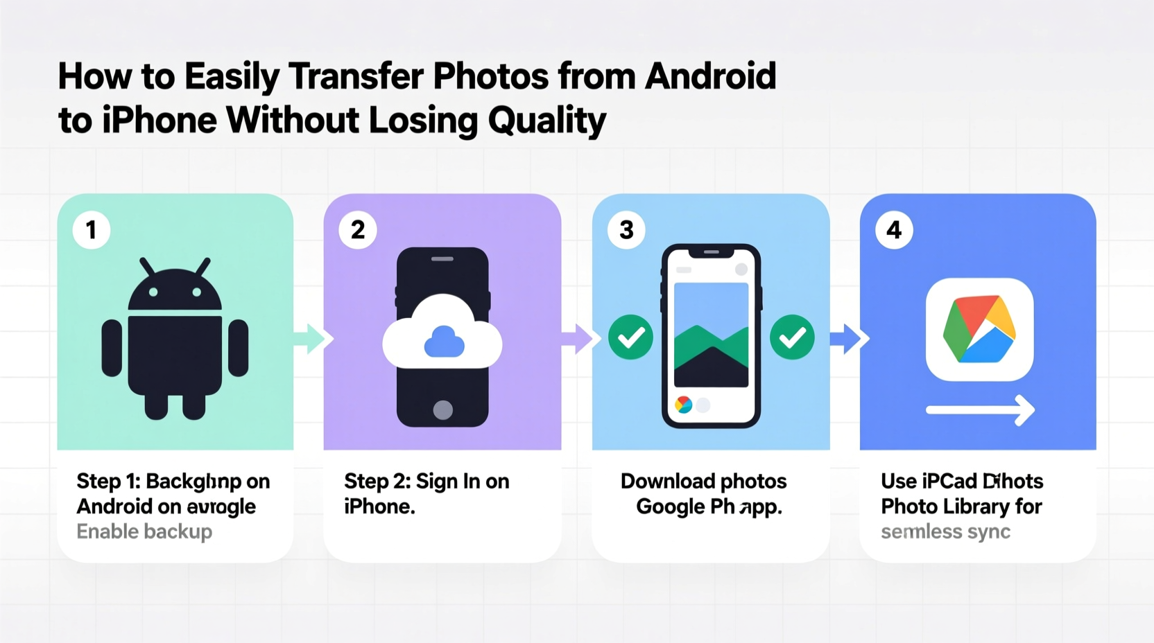 how to easily transfer photos from android to iphone without losing quality