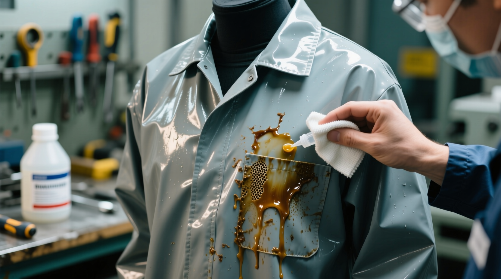 laundry tips remove dried glue from craft smocks