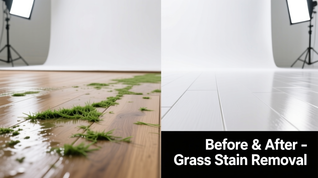 How to Remove Grass Stains from Laminate Flooring