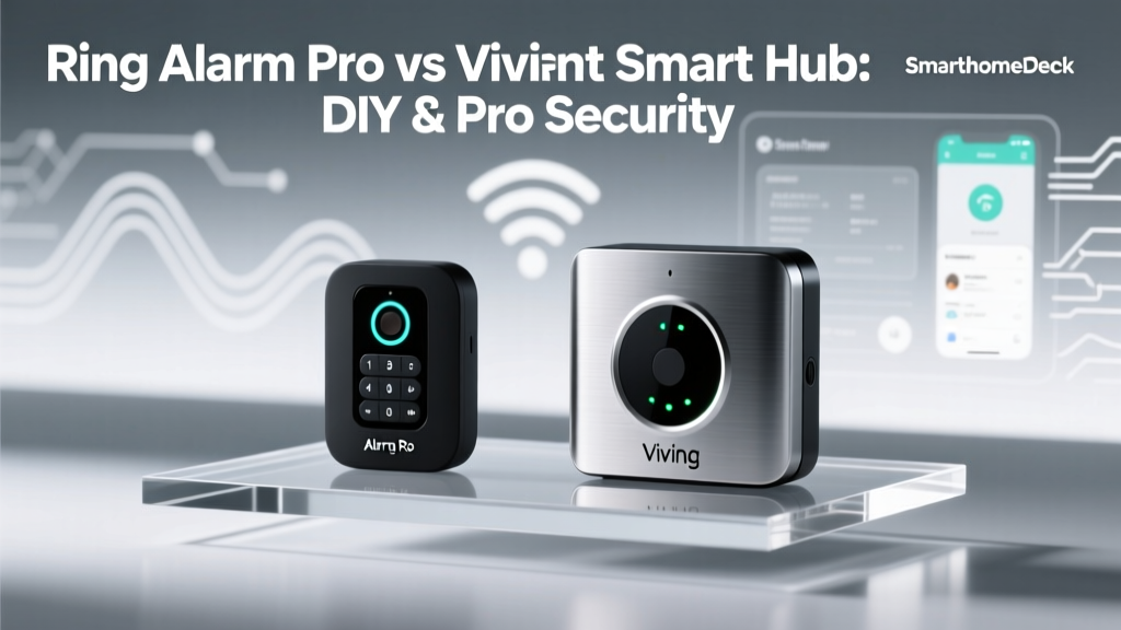 Ring Alarm Pro vs Vivint Smart Hub: DIY vs Pro Security