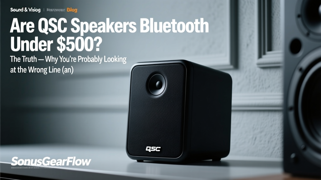 Are QSC Speakers Bluetooth Under $500? (2026)