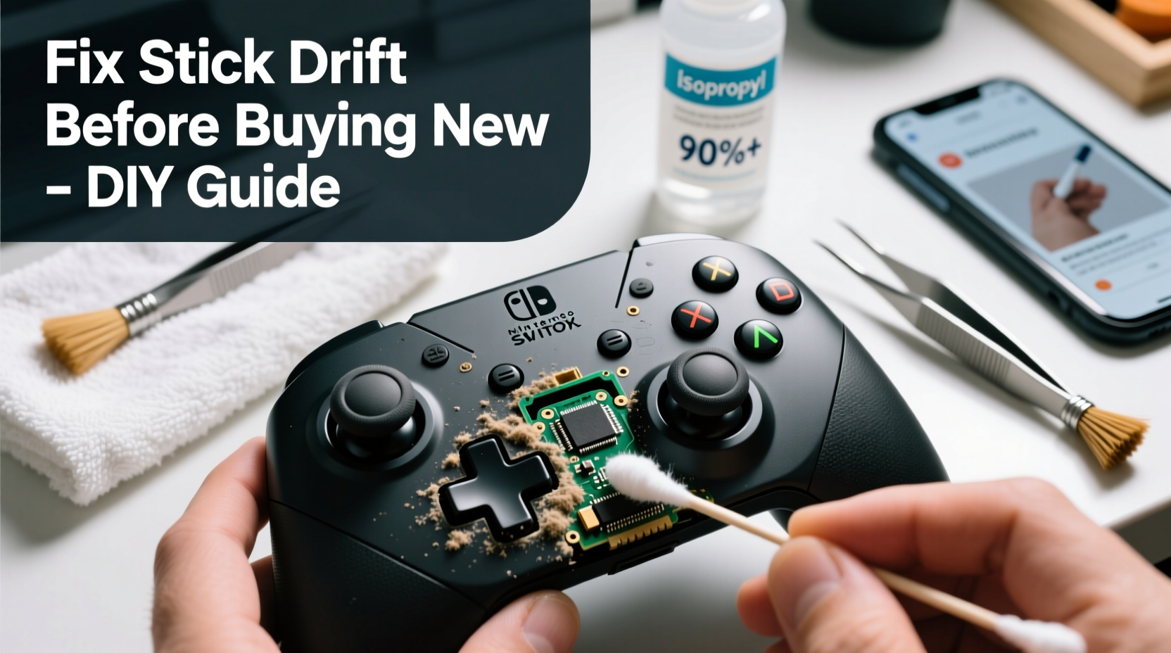 fixing stick drift on switch controllers diy cleaning methods before buying new
