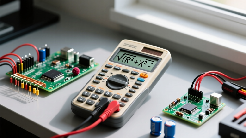 How to Use a Calculator with Square Root Button for AC Impedance Math