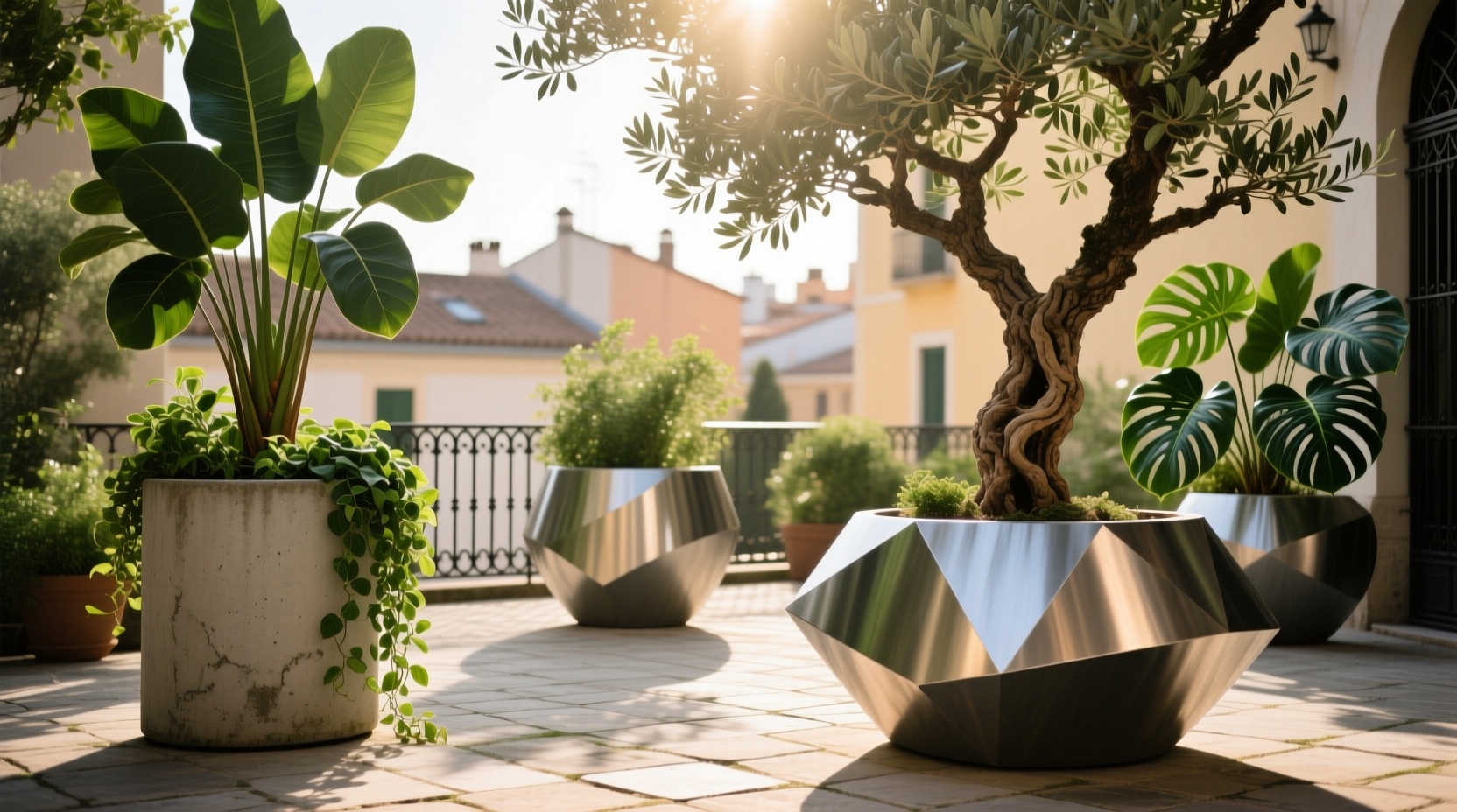 cool large outdoor planters