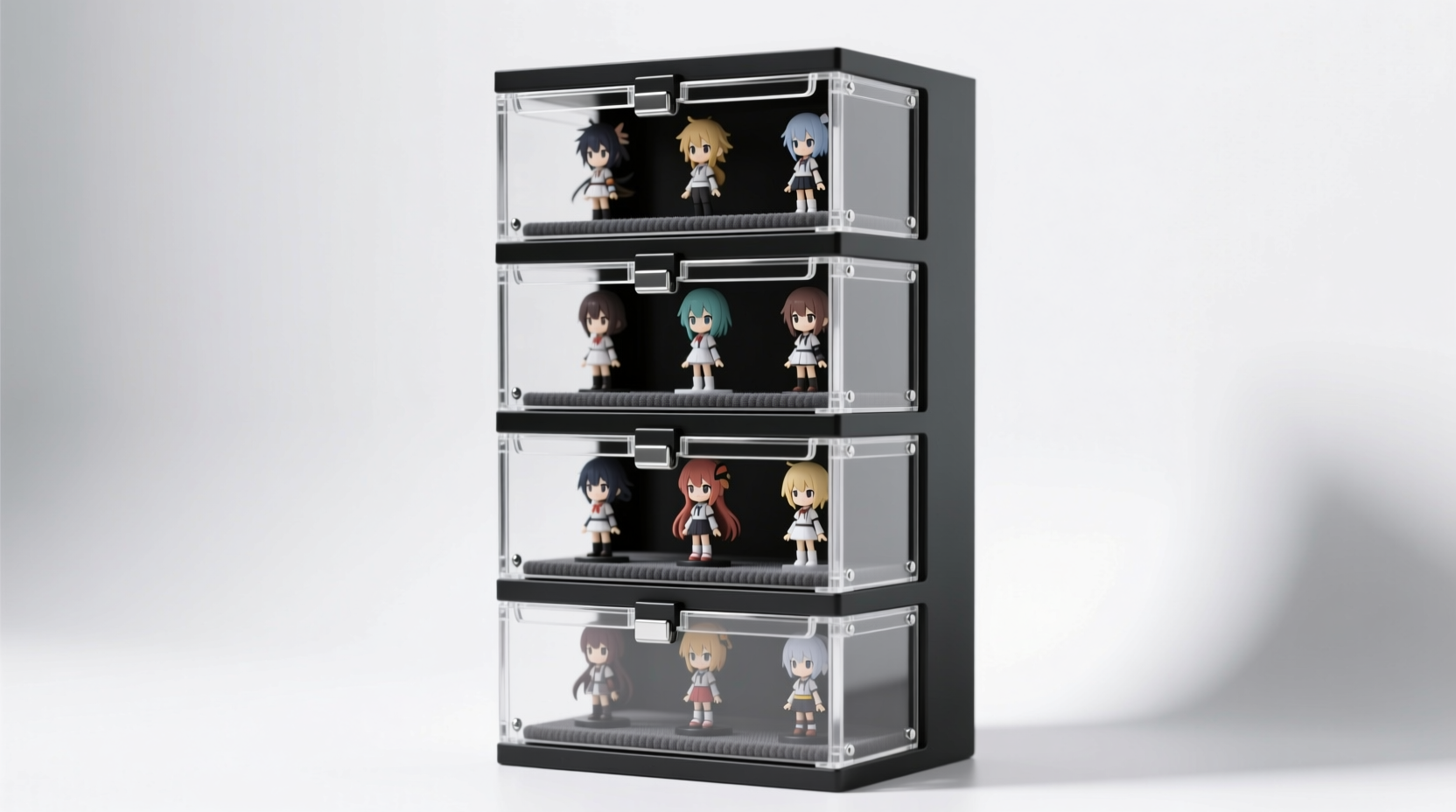 closet organization tips anime figure box storage