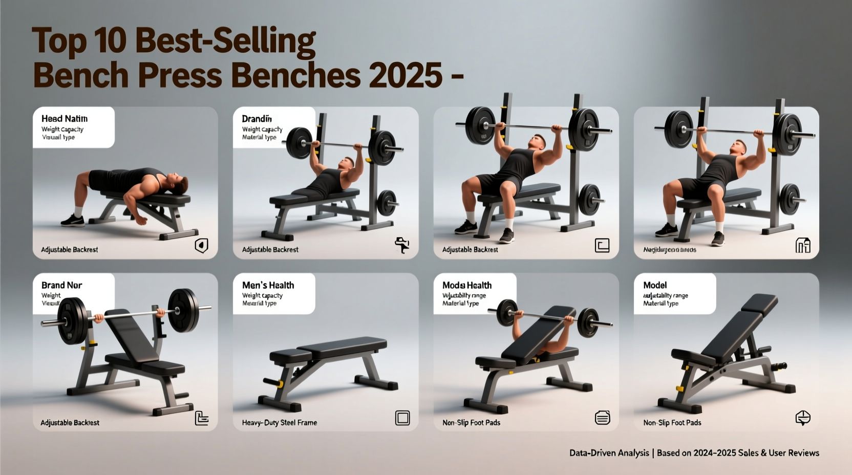 best selling bench press gym equipment
