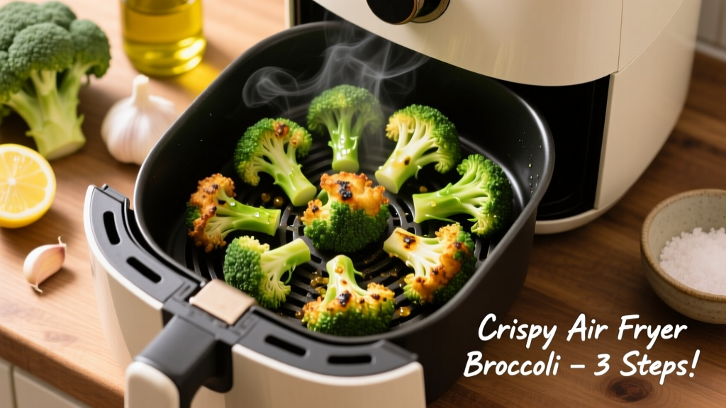 Best Crispy Fried Broccoli Recipe (Air Fryer)