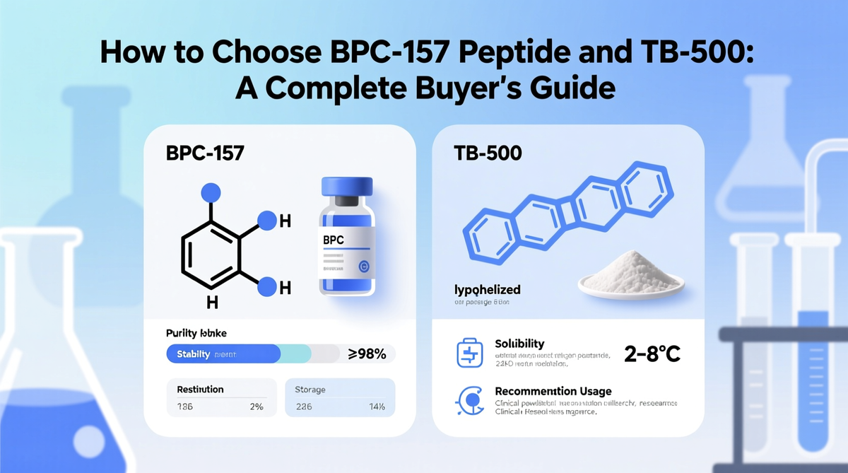 How to Choose BPC-157 Peptide and TB-500: A Complete Buyer's Guide