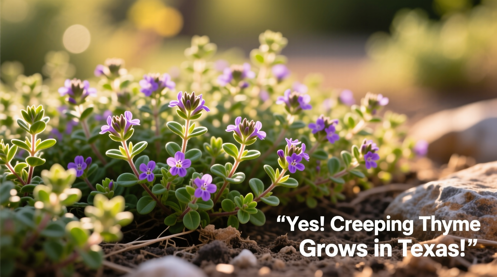 Grow Creeping Thyme in Texas | TheHomeSprouts
