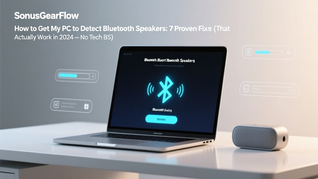 Fix Bluetooth Speaker Detection on PC (2026)
