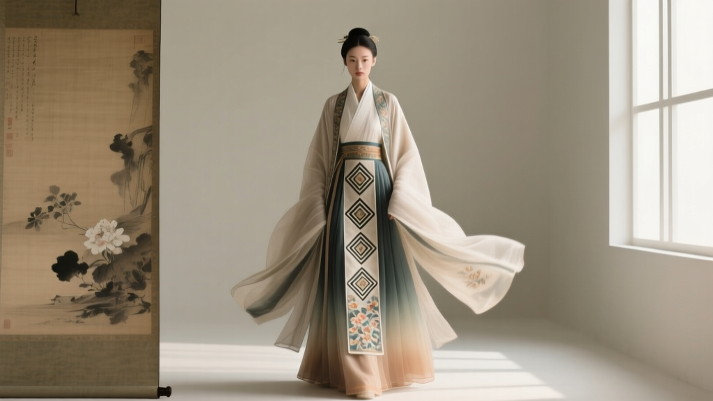Decoding Hanfu Fashion in Classical Chinese Scroll Art
