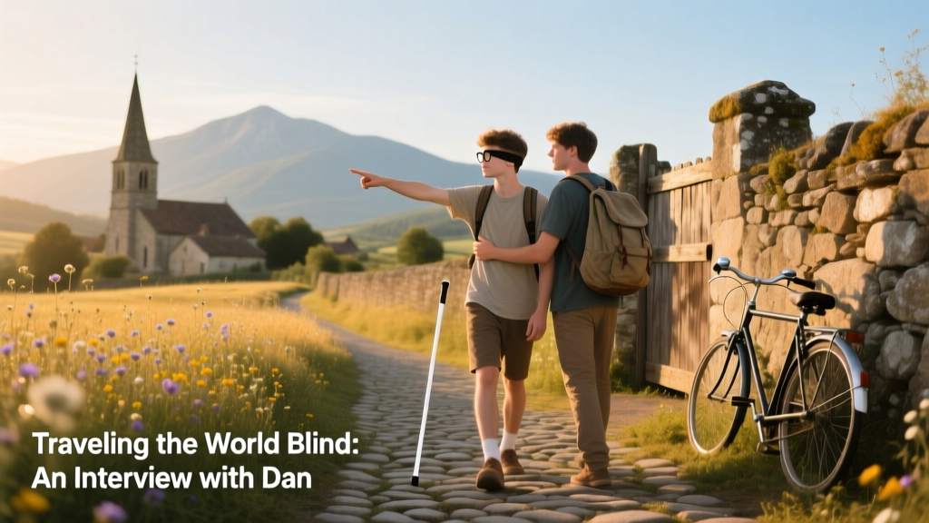 Tyler and Dan, two young male friends traveling together
