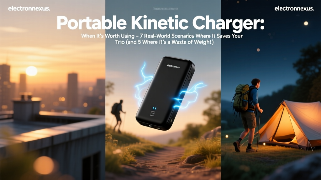 Portable Kinetic Charger When Its Worth Using: 7 Real-World Scenarios Where It Saves Your Trip (and 5 Where It’s a Waste of Weight)
