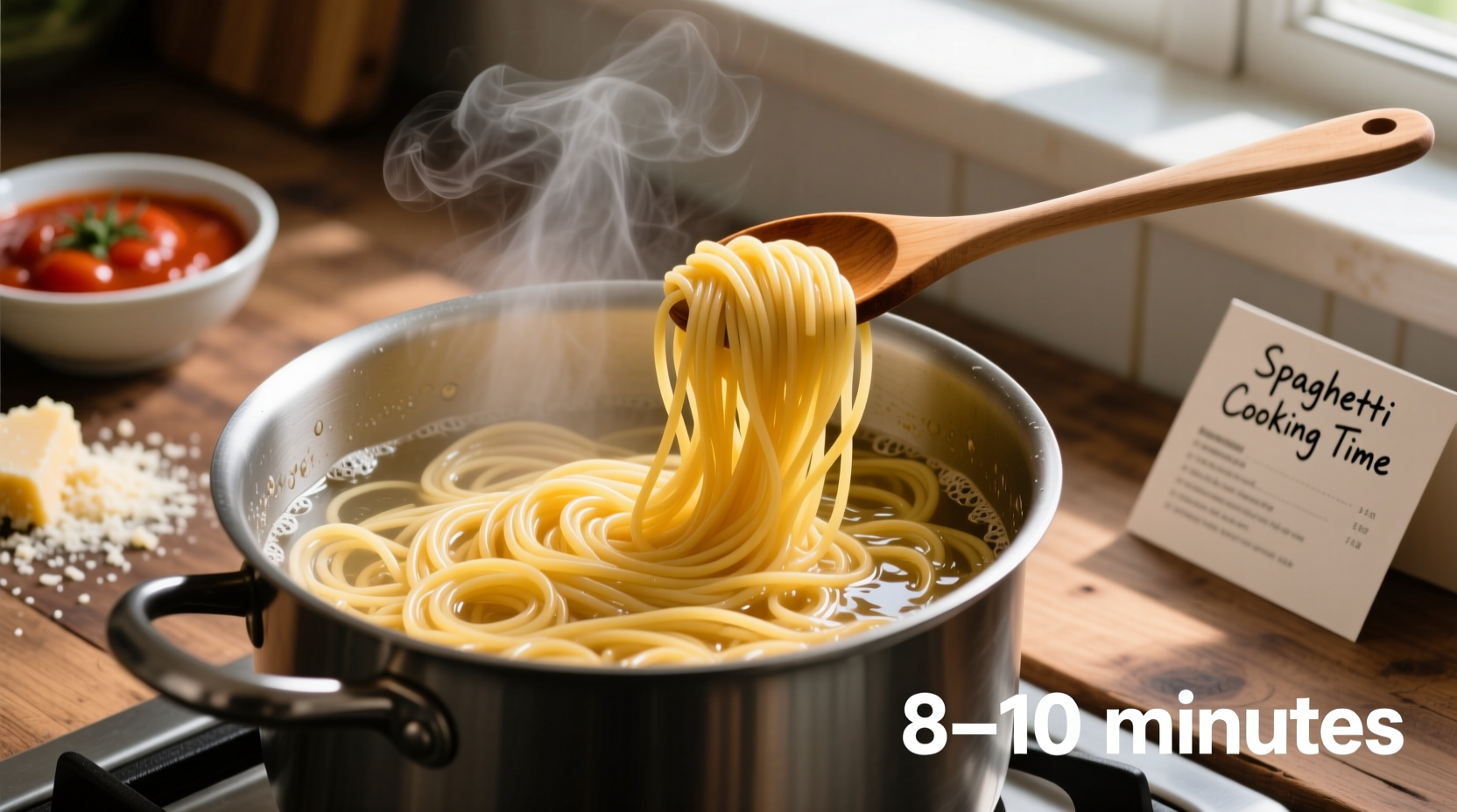 how long do you cook spaghetti noodles