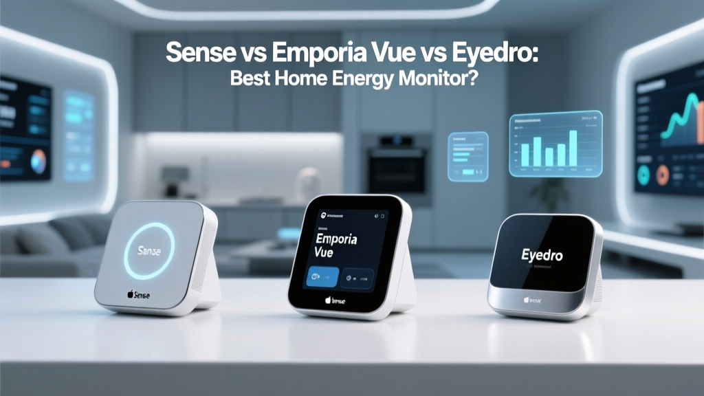 Sense vs Emporia Vue vs Eyedro: Best Home Energy Monitor?