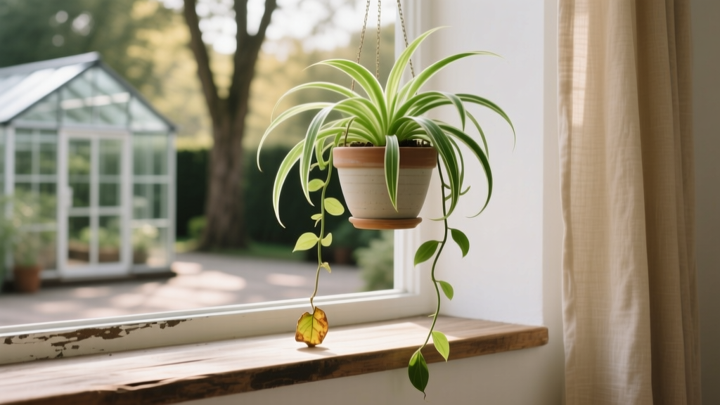 Spider Plant Leaf Drop Outdoors in Low Light (2026)