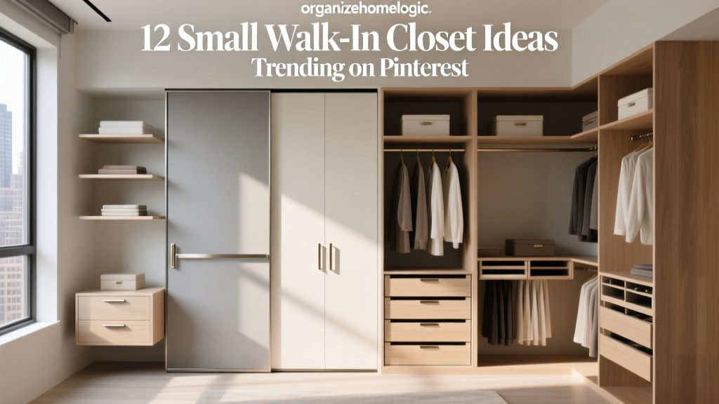 12 Small Walk-In Closet Ideas Trending on Pinterest