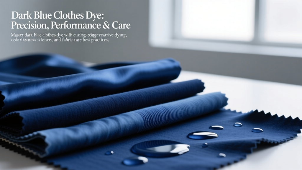 Dark Blue Clothes Dye: Precision, Performance & Care