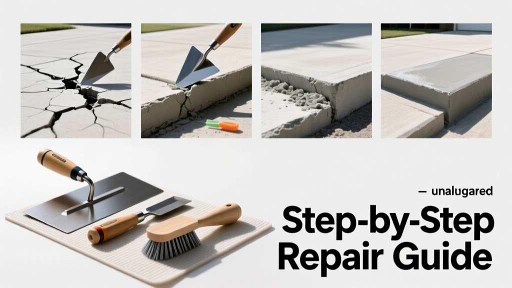 How to Fix a Settling Driveway: Step-by-Step Repair Guide