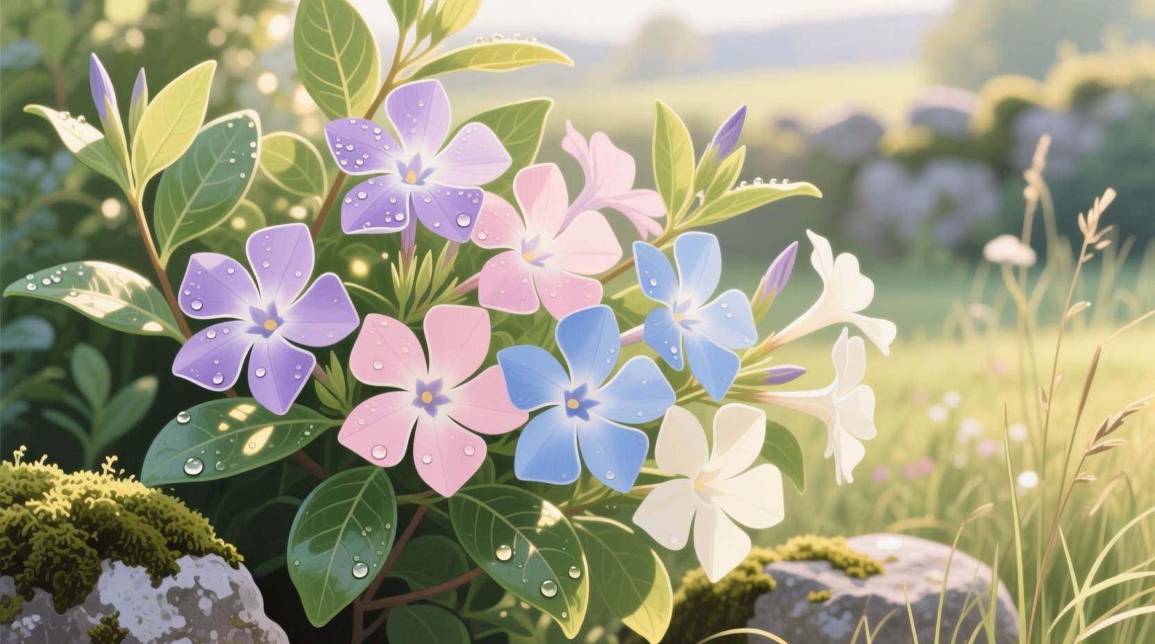 vinca plant colors