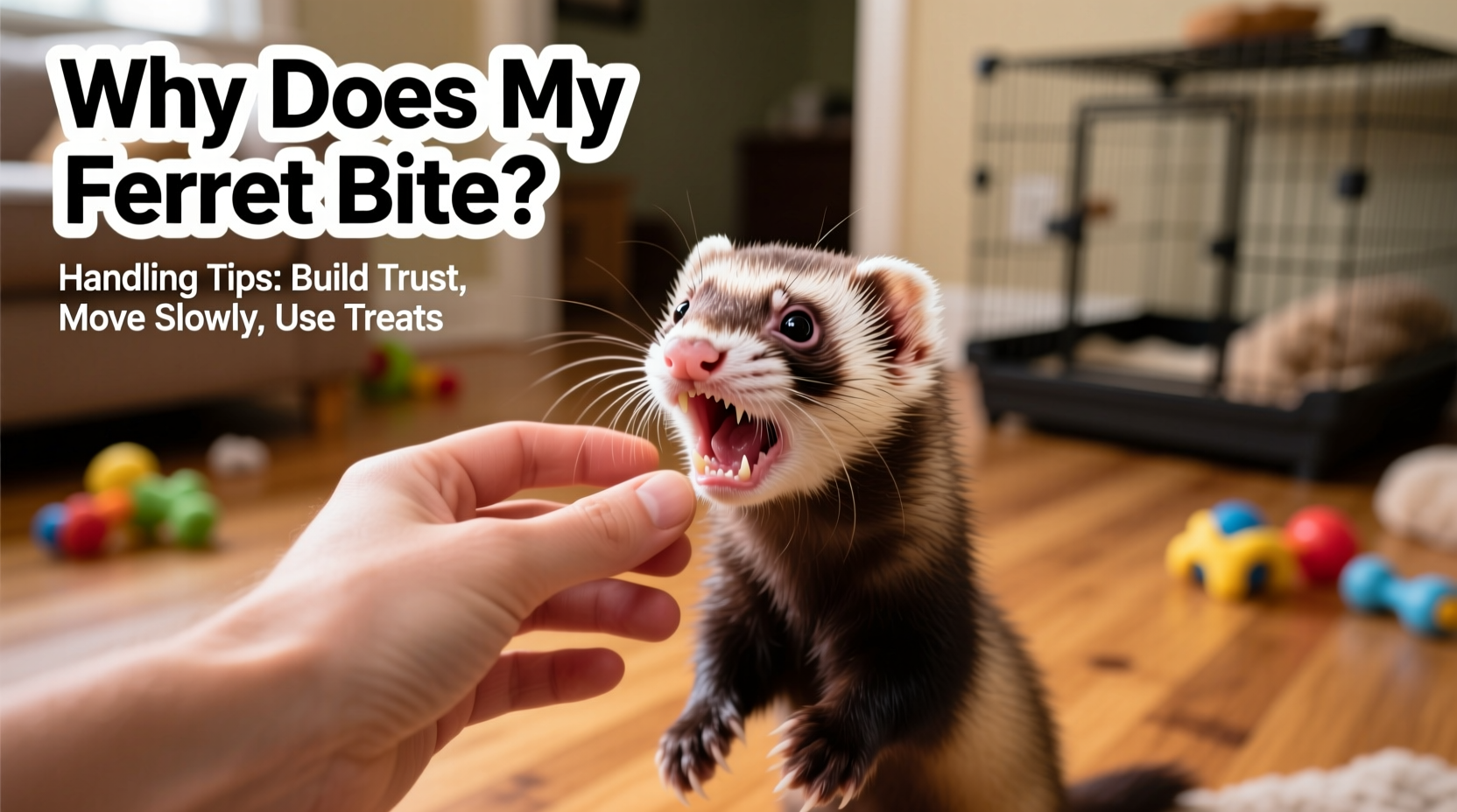 why does my ferret bite when i try to pick it up handling tips