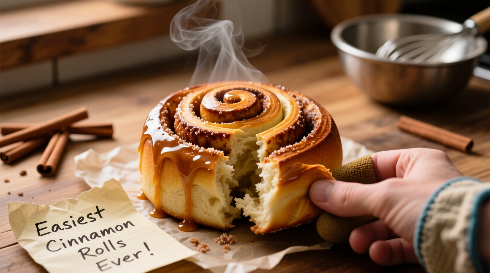 the easiest way to make cinnamon rolls if you suck at b