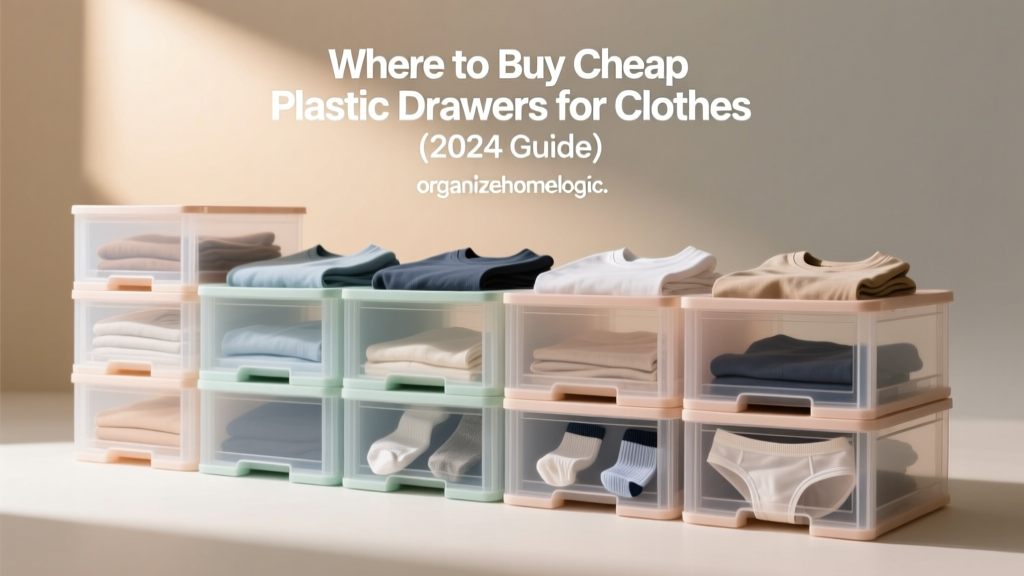 Where to Buy Cheap Plastic Drawers for Clothes (2024 Guide)