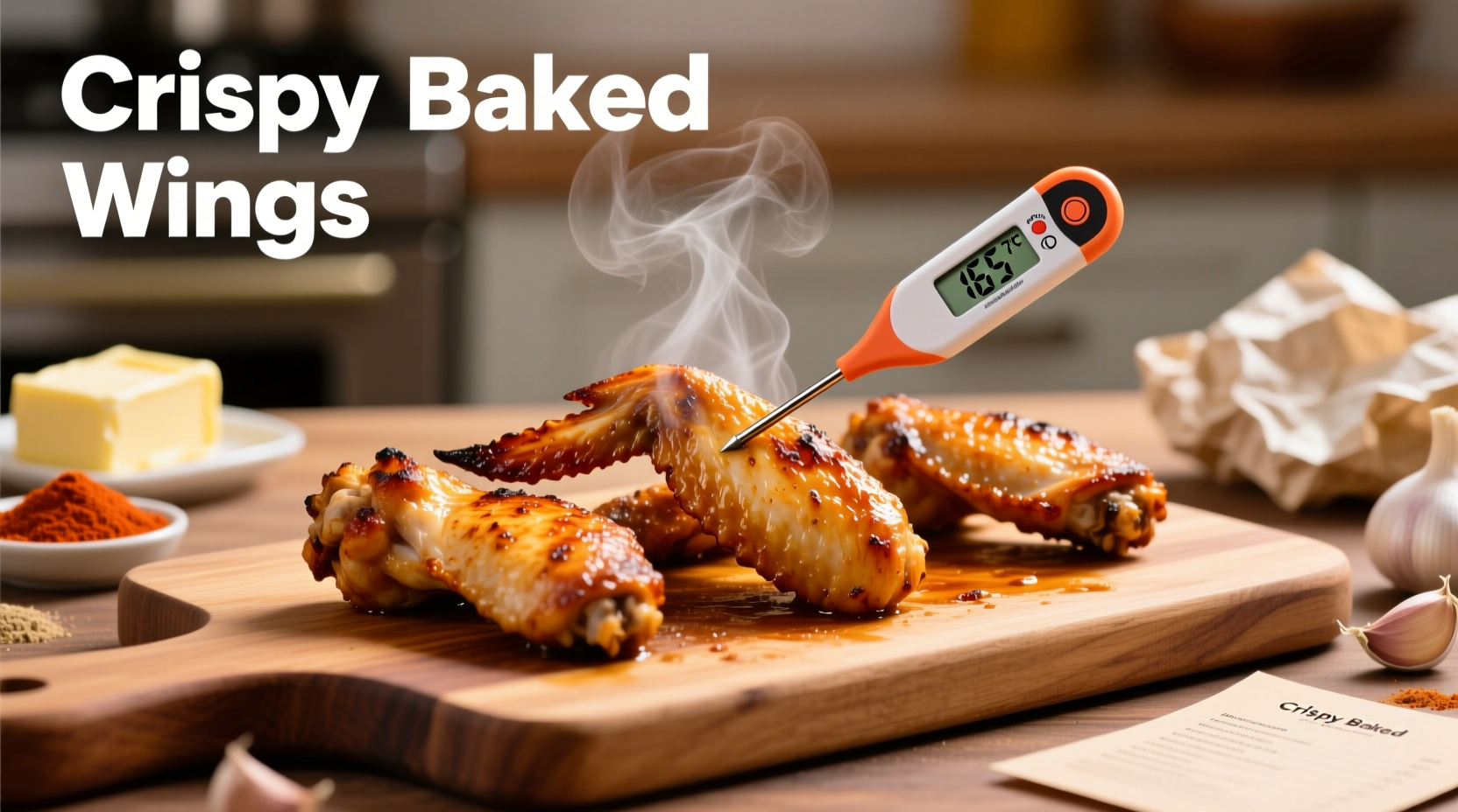 what temp to cook chicken wings