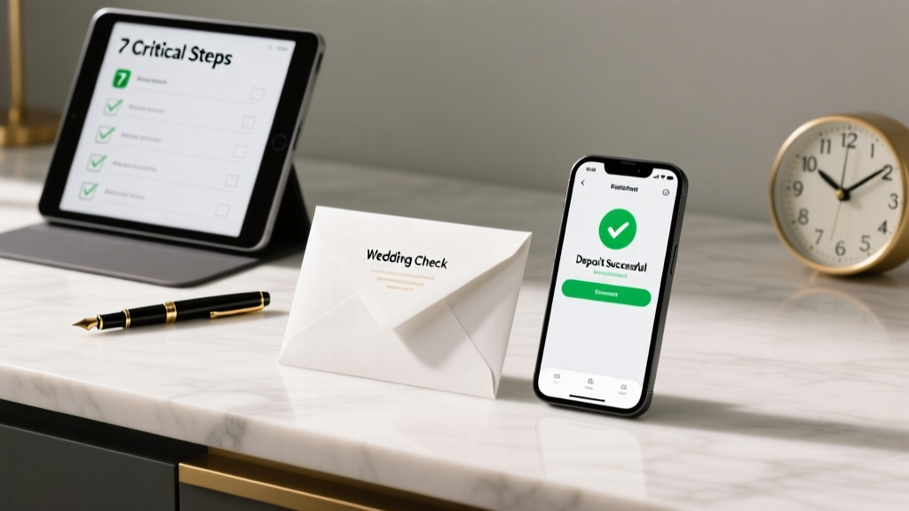 Cash Wedding Checks Safely: 7 Steps Banks Require (2026)