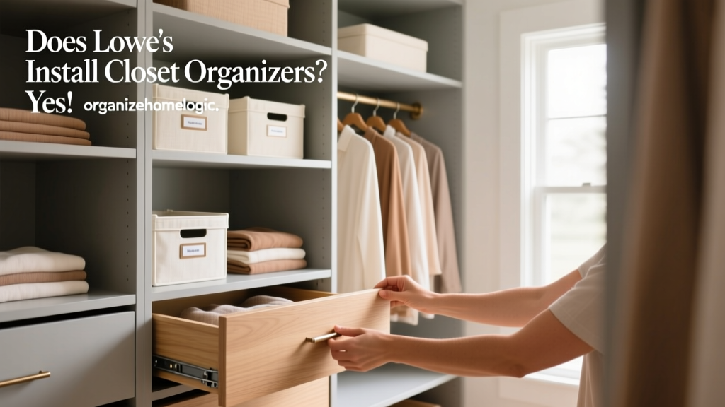 Does Lowe’s Install Closet Organizers? Yes!