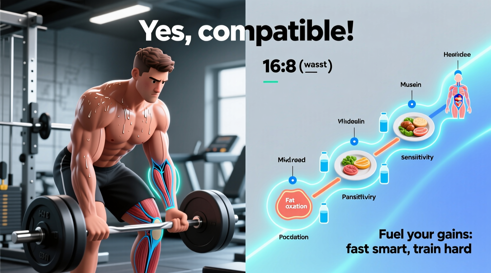 is intermittent fasting compatible with intense gym routines