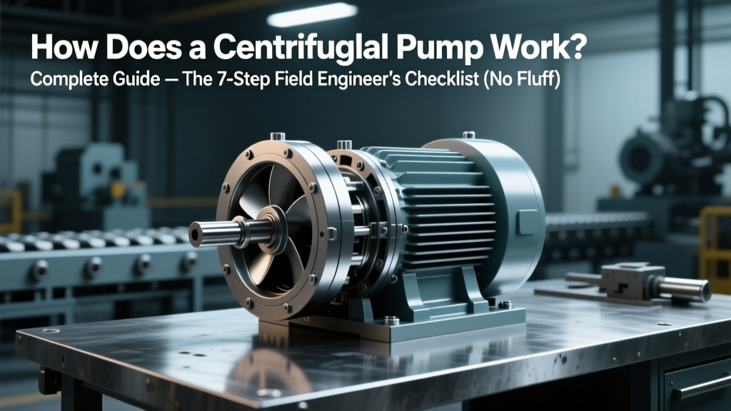 Centrifugal Pump Working Principle: 7-Step Field Guide