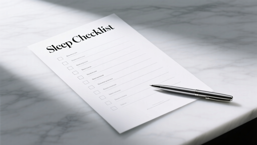 The Science-Backed Sleep Checklist: Optimize Your Rest in