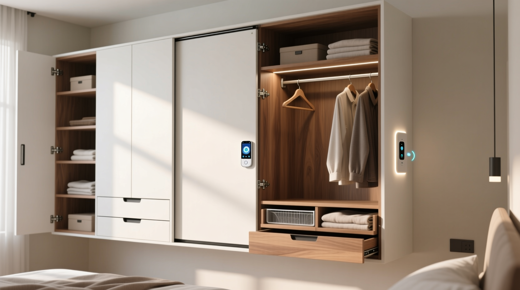 closet organizers with app control practical or not