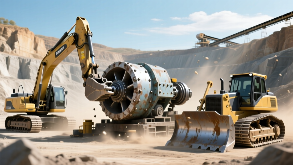 Maximizing Heavy Equipment Rates Per Hour: Quarry Crusher Repair