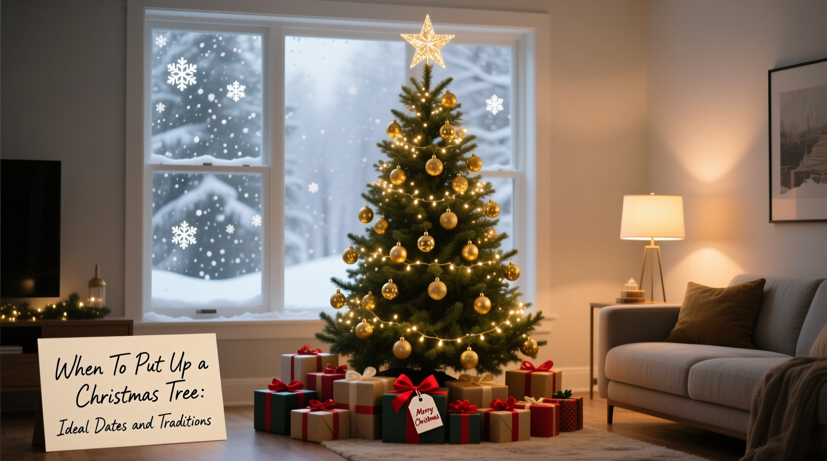 when do you put up a christmas tree